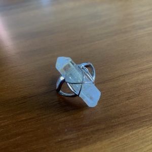 *free w purchase* Crystal ring - chunky cut